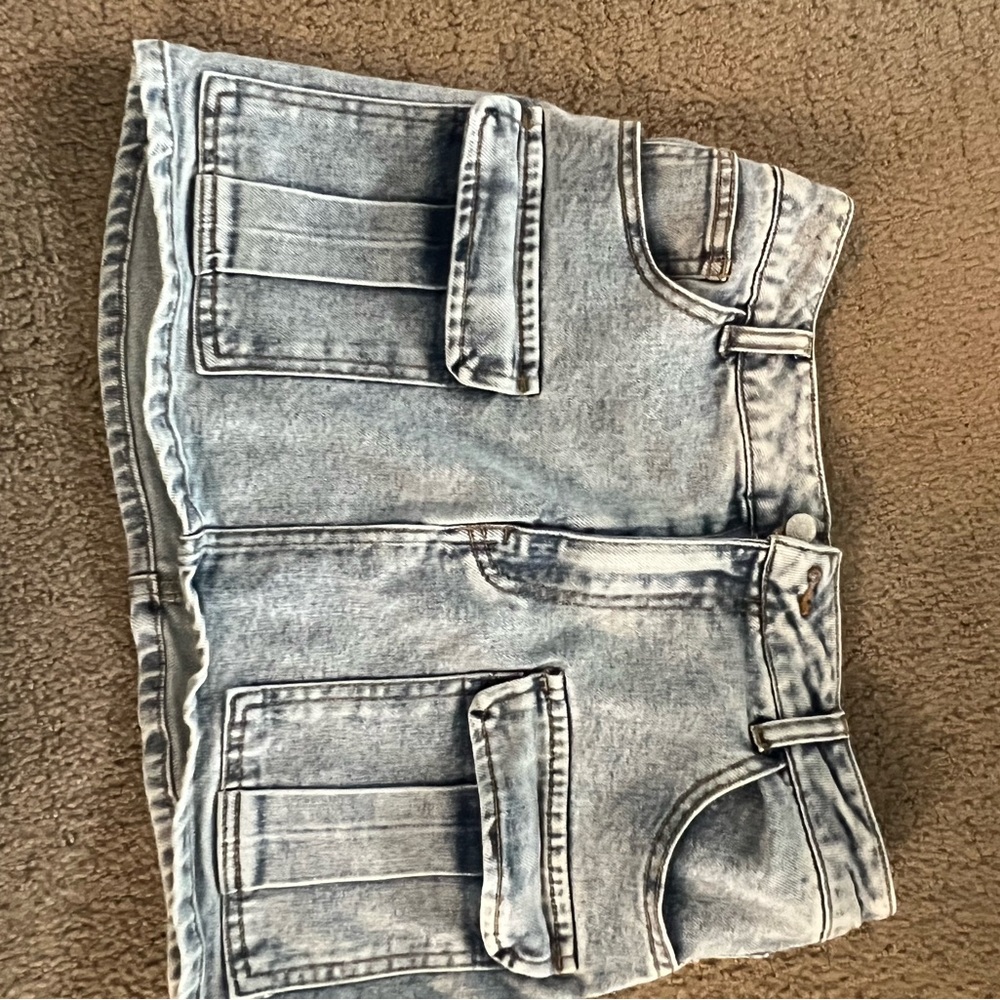 Forever 21 Light Blue Denim skirt